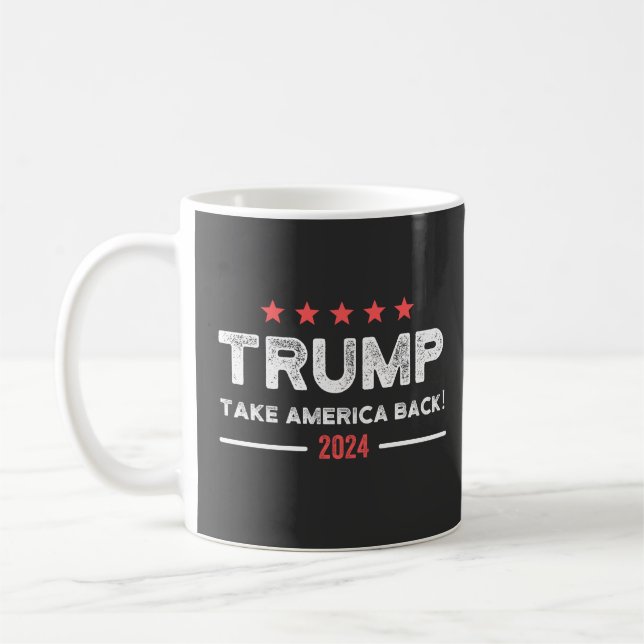 Mug Trump 2024 : Reprendre l'Amérique (Gauche)