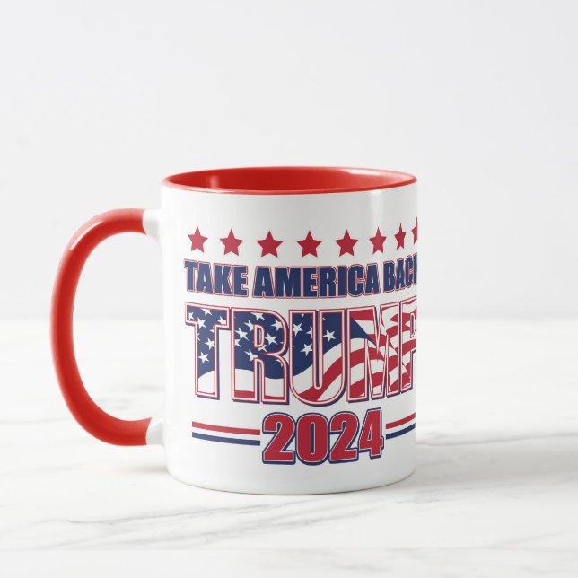 Mug Trump 2024 : Retour de l'Amérique (Gauche)