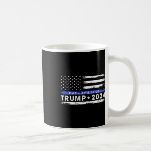 Mug Trump 2024 Retour La Ligne Bleue Légère Bleue Amér