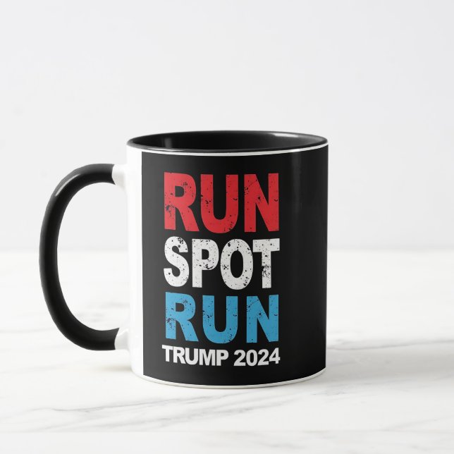 Mug Trump 2024 Trump Vance élection de Run Spot Run Tr (Gauche)