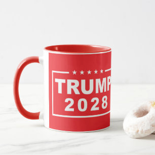 Mug Trump 2028 Drôle président Donald Trump