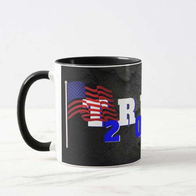 Mug Trump 2028 sur Black Rock (Gauche)