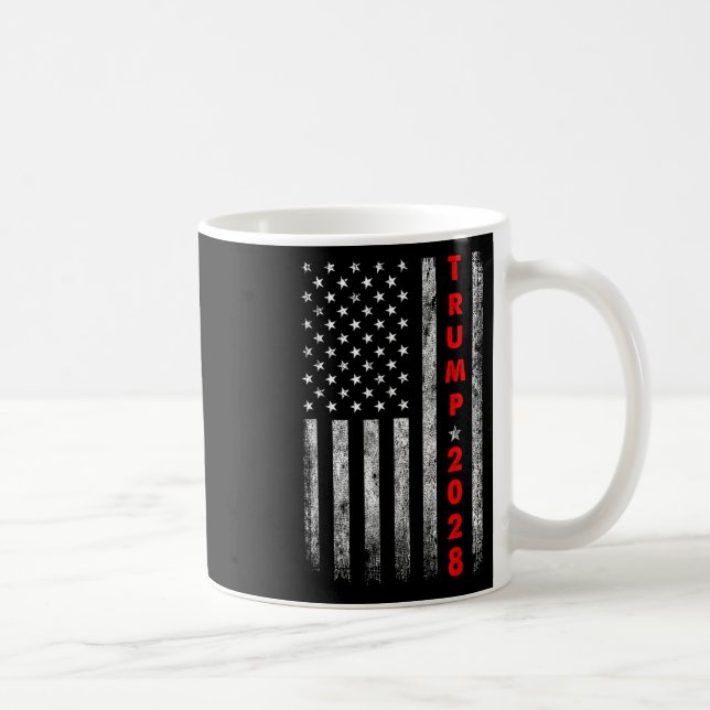 Mug Trump 2028 Vote Donald Trump America Drapeau améri (Droite)