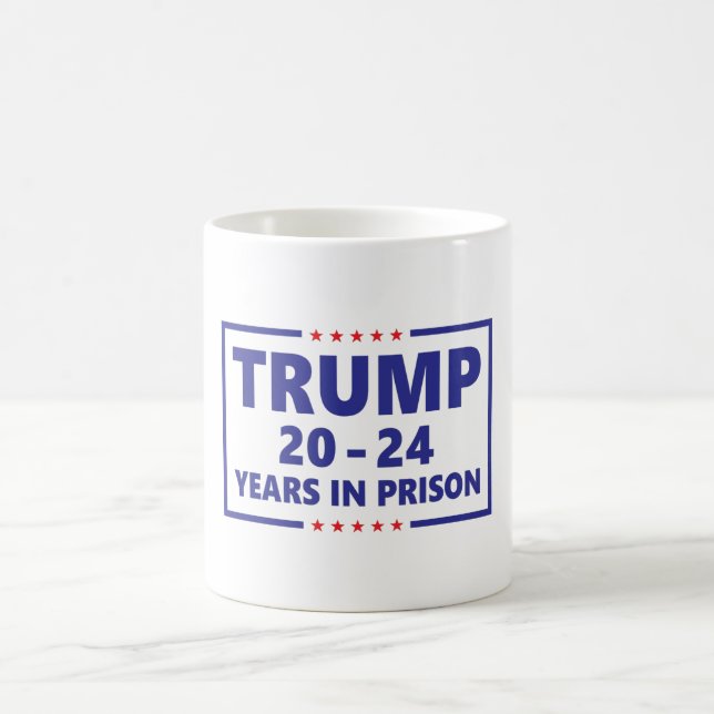 Mug Trump 20 - 24 ans en prison - drôle anti-trompe (Centre)