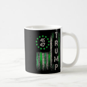 Mug Trump 45 47 Drapeau Américain Saint-Patrick Vintag