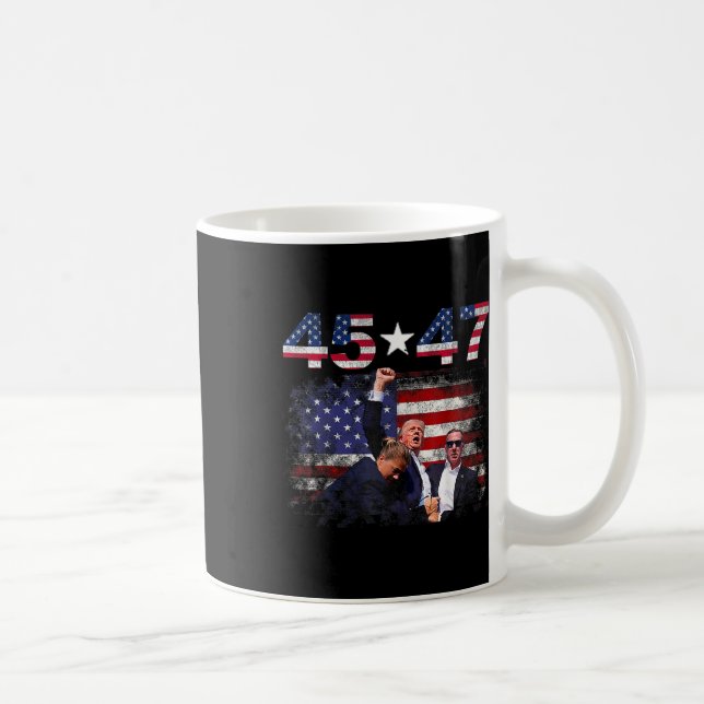 Mug Trump 45 47 Fight Fight Fight Inauguration Day 202 (Droite)