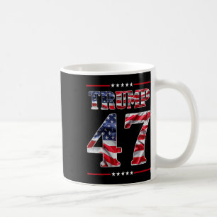 Mug Trump 45-47 Mega Us Drapeau 2024 Élection Présiden