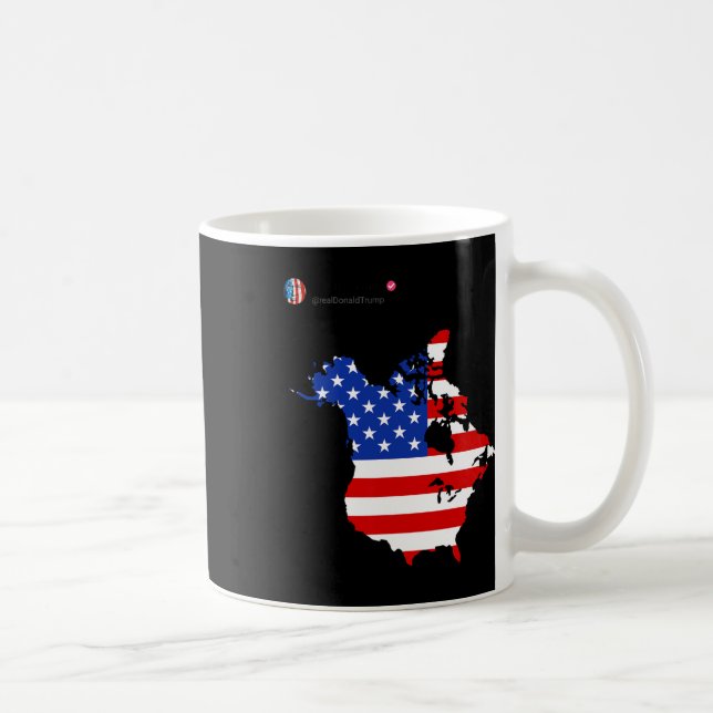 Mug Trump 51 États D'Amérique Canada États-Unis Drapea (Droite)