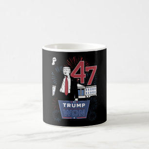 Mug Trump a gagné 2024 Président 47 Amérique États-Uni