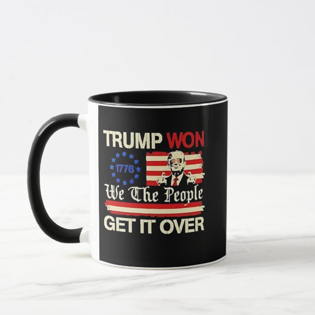 Mug Trump a gagné Nous le Peuple Passons à Autre Chose (Gauche)