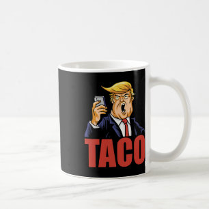 Mug Trump abandonne toujours Funny Taco Joke Rétro St