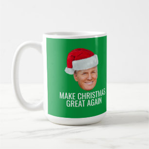 Mug Trump avec chapeau de Père Noël - Faire de Noël un