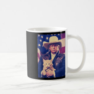 Mug Trump Cat Shirt Funny Cowboy Donald Trump 2024 Ame