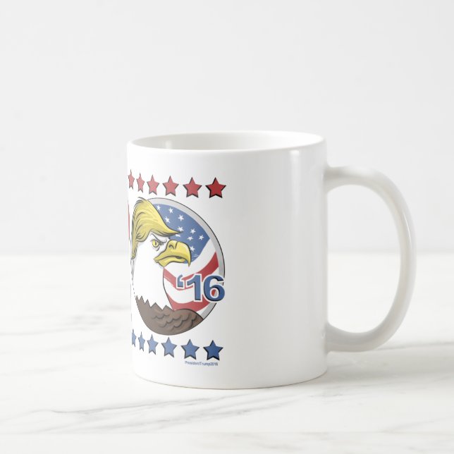 Mug Trump cet 2016 Eagle pas aussi chauves (Droite)