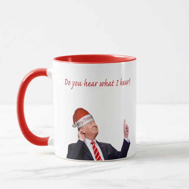 Mug Trump Christmas : Entendez-Vous Ce Que J'Entends ? (Gauche)
