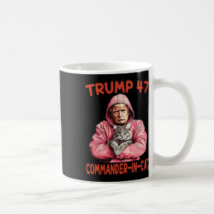Mug Trump Commandant En Chat Drôle Chat Et Trump