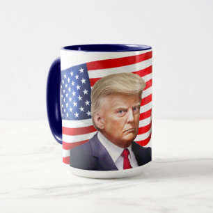 Mug Trump - Drapeau officieux d'une balle dans la boue