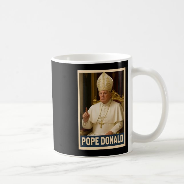 Mug Trump en tant qu'Eglise du Vatican Pape Trump drôl (Droite)