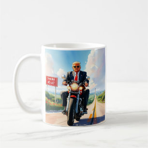 Mug Trump équitation Motorcycle passé 47 panneau Beaut