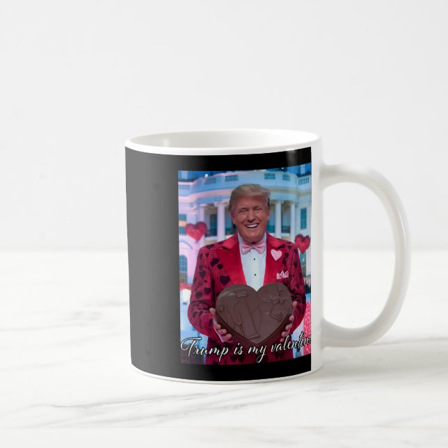 Mug Trump Est Mon Valentin Cœurs Drôles 14 Février R (Droite)