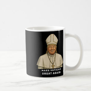 Mug Trump et le pape du Vatican Trump font du vatikan