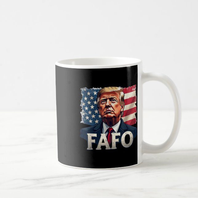 Mug Trump Fafo Découvrez notre drapeau Vintage (Droite)