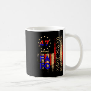 Mug Trump Fafo F Around Découvrez-nous Drapeau Vintage