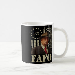 Mug Trump Fafo, Retro Fafo Trump American Flag