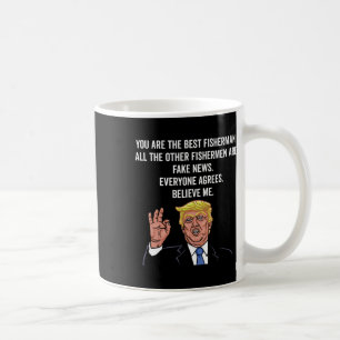 Mug Trump Fisherman Funny Fisher Hook Cadeaux