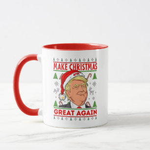 Mug Trump Gift Mug, Donald Trump Joyeux Noël