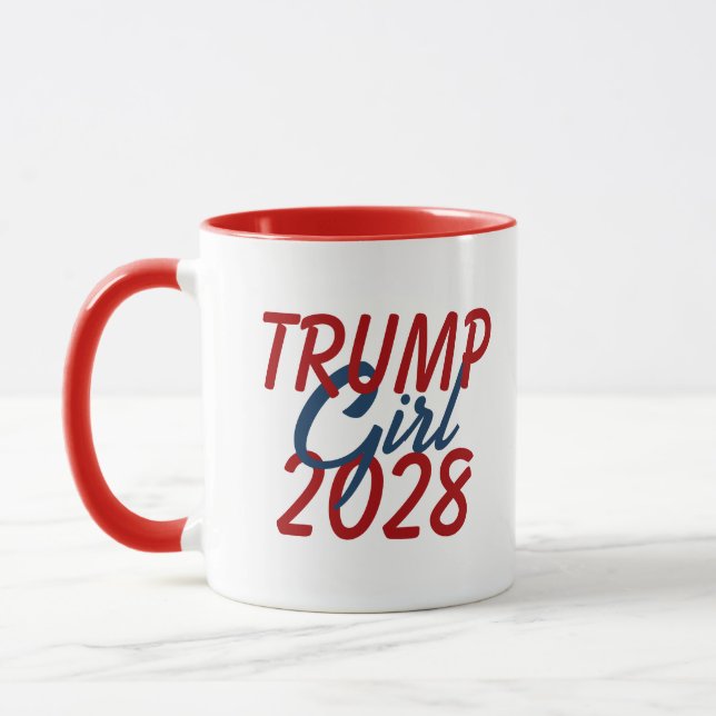 Mug Trump Girl 2028 Avec Drapeau Chaussure (Gauche)