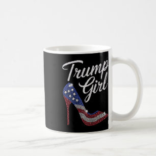 Mug Trump Girl High Heel Drapeau américain Bling Patri