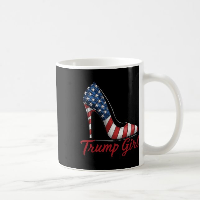 Mug Trump Girl High Heel Stilettos Drapeau américain T (Droite)