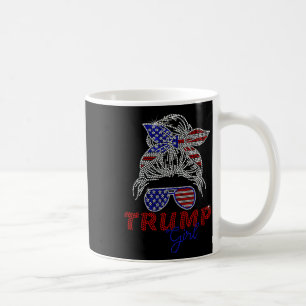 Mug Trump Girl Messy Bun Voter Pour Trump 2024 Faux Rh