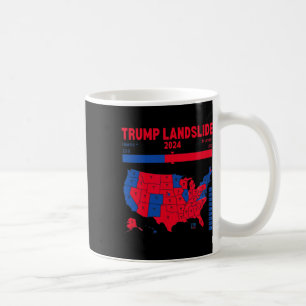 Mug Trump Landslide 2024 Carte électorale 312 Carte de
