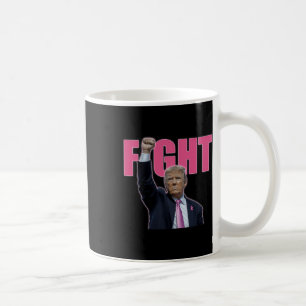 Mug Trump Lutte Contre Ruban Rose de Sensibilisation a
