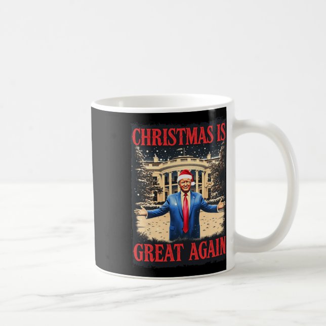 Mug Trump Noël est super encore une fois, le pyjama de (Droite)