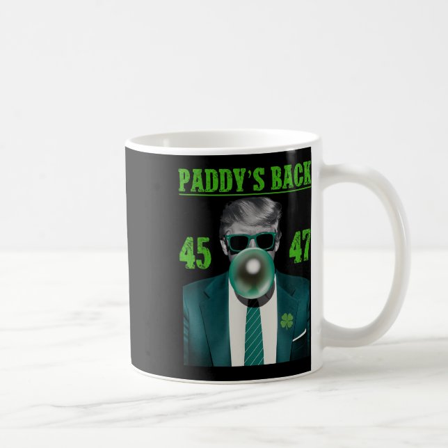 Mug Trump Paddys Back Design - Drôle Trump St (Droite)