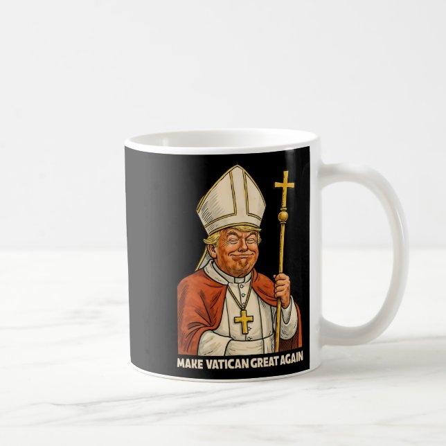 Mug Trump papal Amusement Conception Avec Des Vestment (Droite)