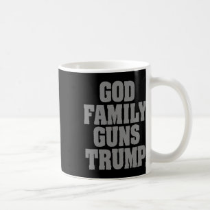 Mug Trump Patriotique Dieu Famille Armes Trump