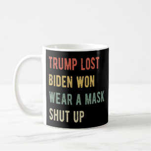 Mug Trump Perdu Biden A Gagné Une Fermeture De Masque