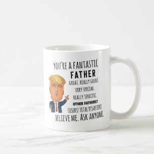 Mug Trump Père, Funny Papa Anniversaire, Fête des père