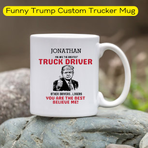 Mug Trump plus grand conducteur de camion personnalisé