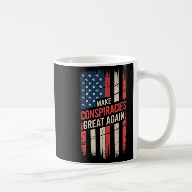 Mug Trump rend les conspirations encore plus important (Droite)