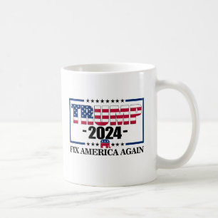 Mug Trump rend sa grandeur à l'Amérique en 2024