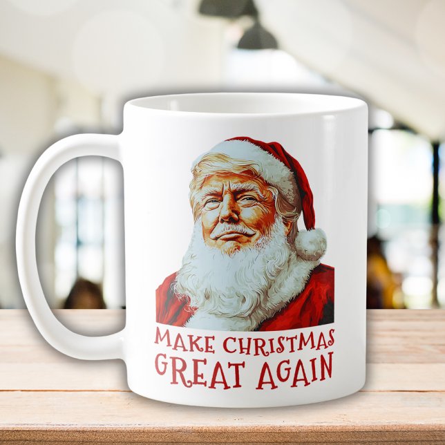 Mug Trump Santa Claus | Rendre Noël super (Créateur téléchargé)