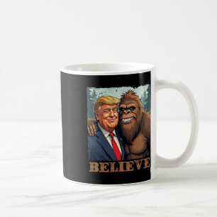 Mug Trump Sasquatch Bigfoot Croire Drôle Nouveauté Rét