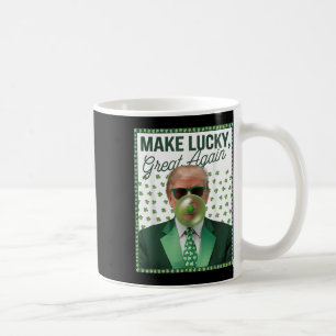 Mug Trump souffler la bulle gomme Saint-Patricks Jour 