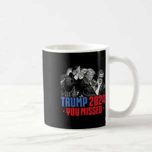 Mug Trump Tiré Bulletproof Oreille Sanglante Saignant