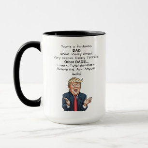Mug Trump, une Fête des pères amusante, est vraiment u